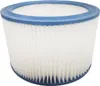 A cylindrical pleated filter with a blue rim is shown against a white background. Produktbild-Vorschau