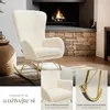 houpací křeslo tectake® Swing 70 x 93 x 100 cm, nosnost 120 Náhled obrázku produktu 5