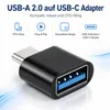 USB-C auf USB-A Adapter OTG – USB-C Stecker auf USB-A Produktbild-Vorschau 2