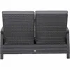 The back view of a two-seater outdoor sofa. Produktbild-Vorschau