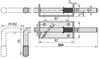 Federriegel Torriegel Bolzenriegel Schlossriegel 400 / 12 Produktbild-Vorschau 2