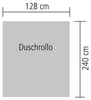 Duschrollo für Kassette Kleine Wolke 128 x 240 blue ohne Produktbild-Vorschau 3
