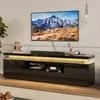 Mobile TV INONEFT con illuminazione LED, basso mobile TV Anteprima dell’immagine prodotto 2
