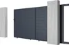 Elektrisches Schiebetor aus massivem Aluminium L374 x H180 Produktbild-Vorschau 3