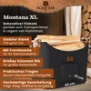 BLACK OAK Kaminholzkorb Montana Wohnzimmer XL 60L Filzkorb Produktbild-Vorschau 2