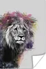 MuchoWow® Poster Profil - Farben - Abstrakt 60x90 cm - Produktbild-Vorschau 1