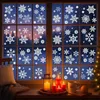 Décorations pour fenêtres, flocons de neige, 230 pièces, Voir les images du produit 2