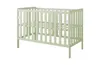 ZEE BAMBI Mint Beistellbett Baby mit Rollen 120x60 cm Produktbild-Vorschau 3