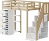 Sweiko Lit surélevé 90 x 200 cm avec tiroirs de rangement, Voir les images du produit 15