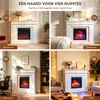 HOMAVO elektrische sfeerhaard – elektrische haard met Productafbeelding-voorbeeld 7