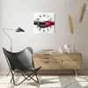 Wanduhr - Quadrat - Glasuhr - Hilfe Hände Symbol - 40x40cm Produktbild-Vorschau 6
