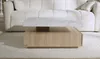 KYRIA Couchtisch - 1 Schublade und drehbare Platte - MDF - Produktbild-Vorschau 12