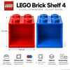 LEGO Brick Shelf, 4 Bricks, Red Bricks Produktbild-Vorschau 10