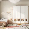 MODFU Kinderkleiderschrank mit Katzenbett,Flurgarderobe mit Produktbild-Vorschau 6