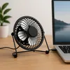 Lifetime Air USB Ventilator Metall Ø13cm - Leiser Mini Produktbild-Vorschau 5
