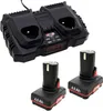 PARKSIDE® 12 V Akku-Set / 2 × 4 Ah Akku + Doppel-Ladegerät Produktbild-Vorschau 1