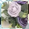 EDIBAZZAR | Rosenstrauß Set 25tlg bunt Deko Kunstblumen Produktbild-Vorschau 4