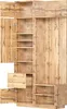 Compacte garderobe met spiegel en zitbank, garderobe voor Productafbeelding-voorbeeld 9
