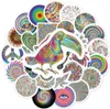 Samolepky – psychedelické vzory – 50 ks Náhled obrázku produktu 3
