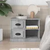 The Living Store Nachttisch Betongrau 60x35,5x45 cm Produktbild-Vorschau 1