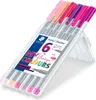 STAEDTLER Fineliner triplus "MY flamingo COLOURS" 6er Etui Produktbild-Vorschau 5