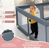 COSTWAY 200 x 180cm Laufstall baby faltbar, Laufgitter mit Produktbild-Vorschau 5