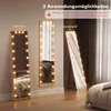 Ganzkörperspiegel RGB-LED Hollywood-Stil, Standspiegel 21 Produktbild-Vorschau 7