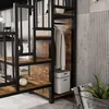 Letto a castello Merax 90×200 cm con scrivania e armadio, Anteprima dell’immagine prodotto 6