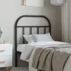 The Living Store Kopfteil Metall Schwarz 75 cm Produktbild-Vorschau 1