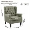 COLAMY Minimalistischer Design-Sessel, vereint Komfort und Produktbild-Vorschau 3
