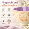 Melamin Schüssel 500ml Ø15cm Creme Vanille Bowl mit Muster Produktbild-Vorschau 7