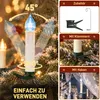 LILIIN 30x LED Weihnachtsbaumkerzen Kabellos Farbiges Produktbild-Vorschau 5