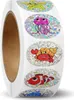 Holografische stickers van zeedieren, op een rol, 500 Productafbeelding-voorbeeld 2