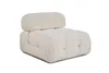 Hanah Home, Bubble O1 - Beige, canapé 1 place, blanc, 95 x Voir les images du produit 3