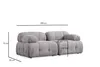 Hanah Home, Petite 2 - Light Grey, Ecksofa, BUCHENHOLZ / Produktbild-Vorschau 9