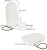 D-Form WC Sitz Nicht elektrisch Toilettensitz mit Produktbild-Vorschau 4
