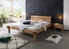 MASSIVMOEBEL24 Balkenbett Zerreiche 140x200 natur geölt Produktbild-Vorschau 8