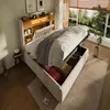 Boxspringbed 160x200 cm met hydraulische opbergruimte, Productafbeelding-voorbeeld 9