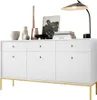 MIRJAN24 Kommode Mono Gold MKSZ154 Sideboard mit 3 Türen Produktbild-Vorschau 2
