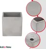 KOTARBAU® Blumentopf Übertopf 20 x 20 cm für Blumen Produktbild-Vorschau 7