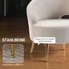 HOMCOM Loungesessel Sessel mit Chenille-Optik, Schrägere Produktbild-Vorschau 7