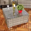 Mucola Lounge Set Polyrattan Meuble de jardin en rotin Voir les images du produit 21