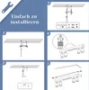 ZMH Black Ceiling Spotlight 4 Flames Ceiling Light Dimmable Voir les images du produit 7