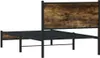 vidaXL Kovová postel bez matrace, kouřový dub 100x200 cm Náhled obrázku produktu 5