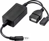P14 3.5mm AUX Audio Stecker auf USB A Buchse Auto Audio Produktbild-Vorschau 1