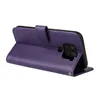 A purple flip phone case with a floral and butterfly design. Produktbild-Vorschau