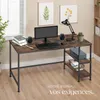 Bureau informatique CANTON 120x60x75,5cm - Bois foncé Voir les images du produit 7