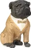 Moritz Deko-Figur Mops Hund im beigen Anzug mit Fliege sitz Produktbild-Vorschau 1