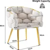 Sweiko Luxus-Samtstühle 1 Stuhl (Wohnzimmer Stühle, Produktbild-Vorschau 14