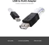 USB-zu-RJ45-Adapter, USB2.0-Ethernet-Buchse, Stecker Produktbild-Vorschau 1